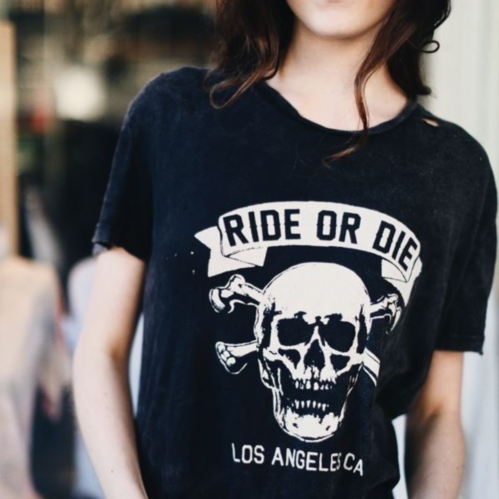 Ride or die brandy Melville T-shirt